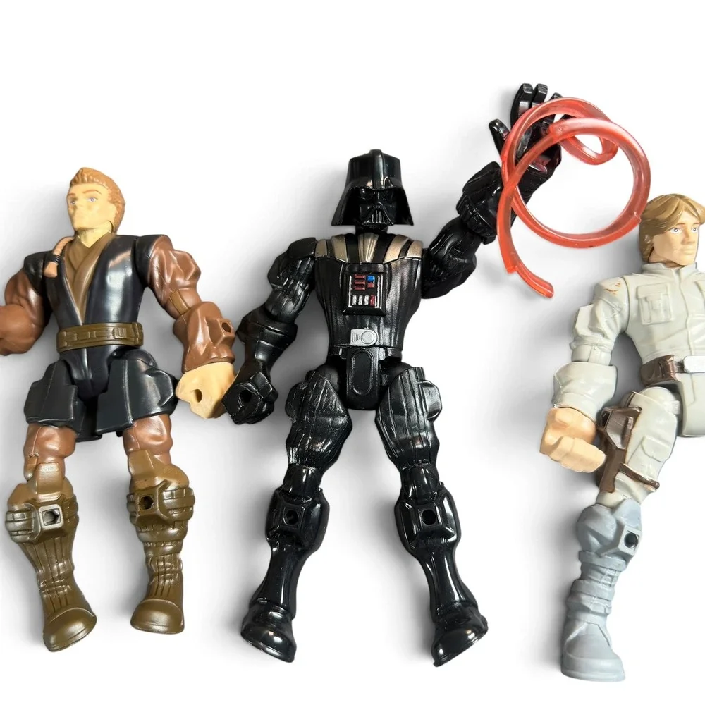 Star Wars Hero Mashers Lot Darth Vader Luke Anakin Skywalker Hasbro Figures